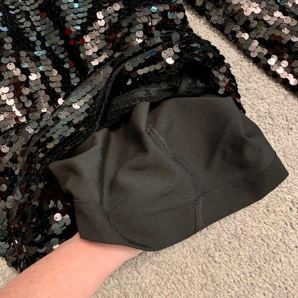 Julia Allert Occasion Black sequins trousers size Large - Picture 7 of 16